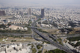 Veduta aerea di Teheran