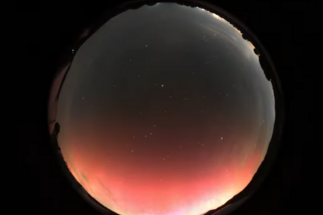 Las auroras captadas por la cámara de todo el cielo del Telescopio Virtual