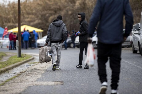 Migrantes e solicitantes de asilo em Cara di Castelnuovo di Porto, Roma