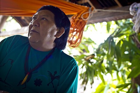 Líder indígena Davi Kopenawa (Foto: Fora do Eixo/Wikimedia Commons)