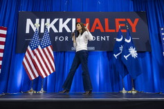 Usa, Nikki Haley durante la campagna per le primarie
