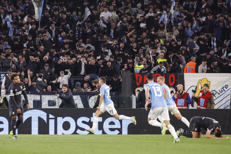 Italian Serie A soccer match Lazio vs Juventus