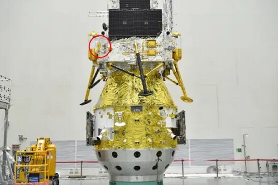 Il misterioso rover a bordo del veicolo spaziale della missione Chang'e 6 (fonte: CAST)