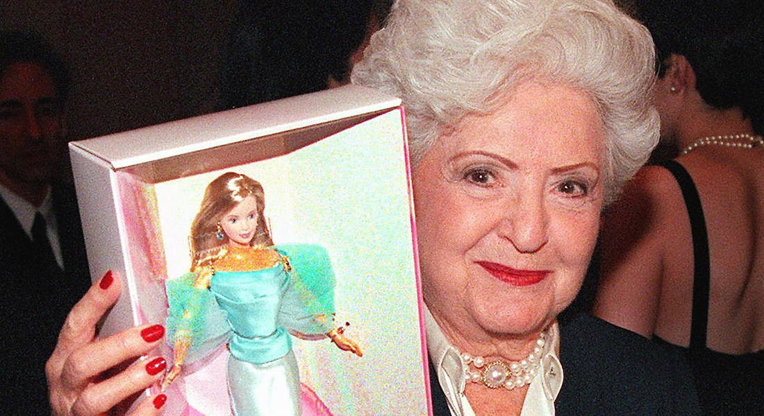 Ruth Handler l'inventrice della Barbie in una foto del 1999 © EPA