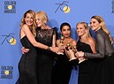 Laura Dern, Nicole Kidman, Zoe Kravitz, Reese Witherspoon e Shailene Woodley (ANSA)