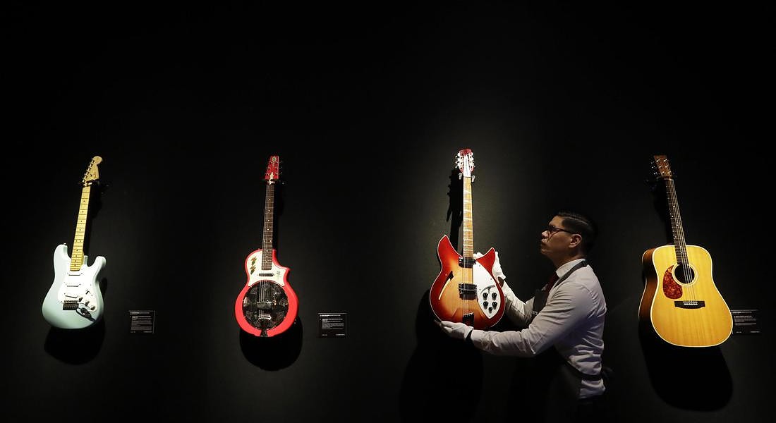 Britain Guitar Auction © AP