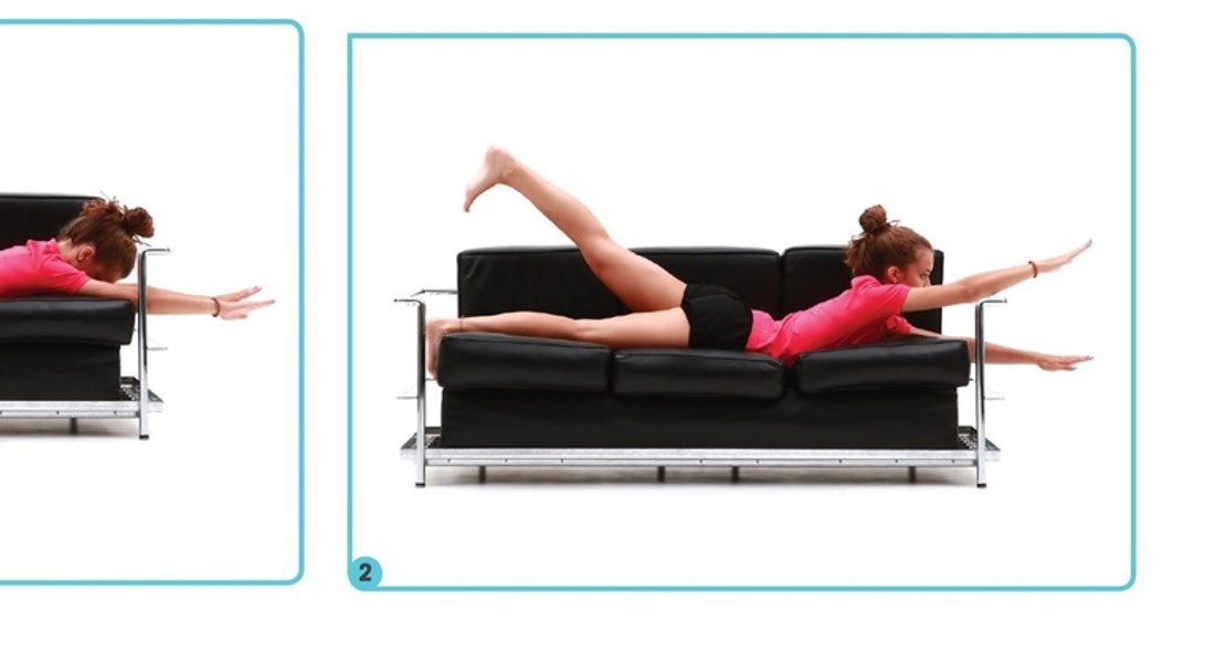 La ginnastica da divano © ANSA