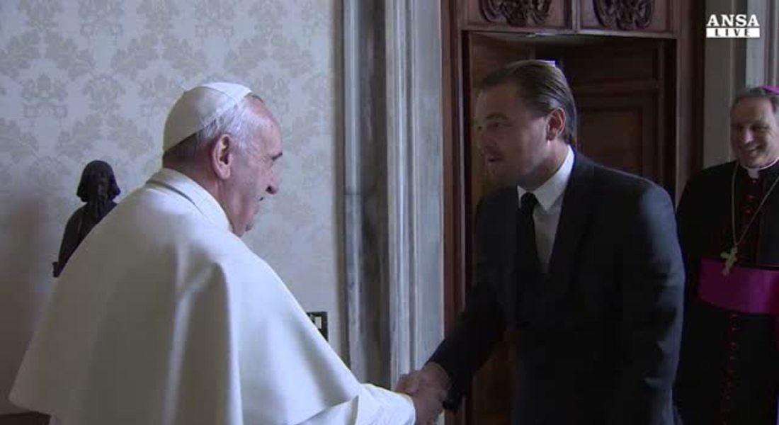 Il papa riceve DiCaprio, si parla di ambiente © ANSA