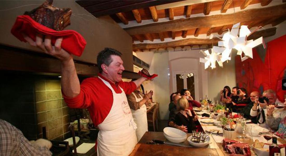 Dario Cecchini, macellaio 'filosofo' di Panzano in Chianti © ANSA