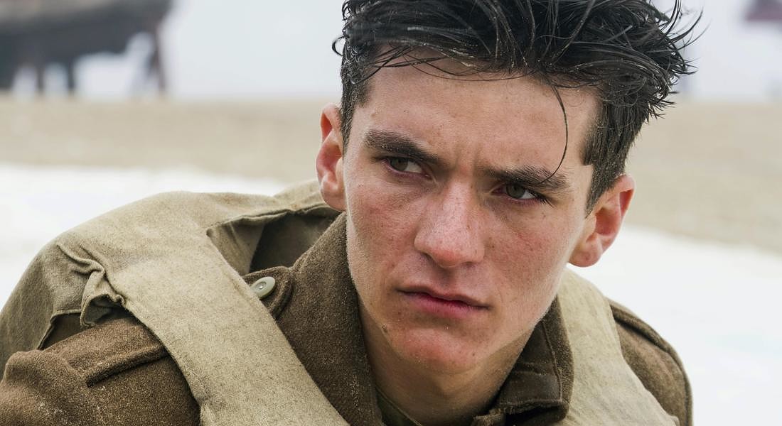 his image released by Warner Bros. Pictures shows Fionn Whitehead in a scene from 