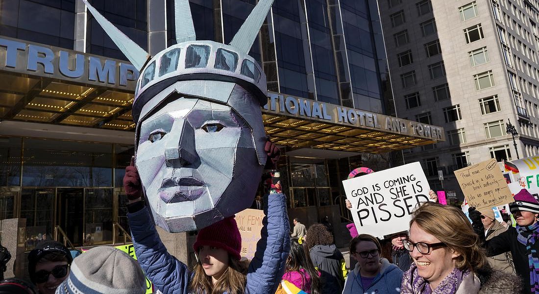 Women's March NYC © AP