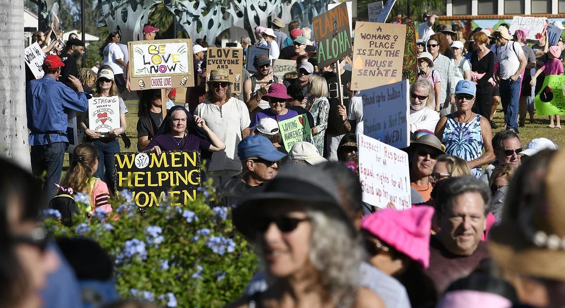 Women's March Hawaii © AP