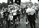 NEW YORK CELEBRA I 50 ANNI DEI MOTI DI STONEWALL Eugene Gordon ACT UP activists at Pride March, 1988  New-York Historical Society Library (ANSA)