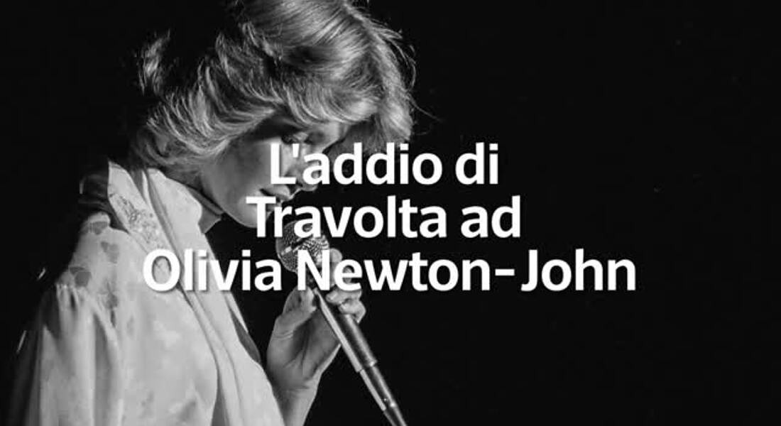 Il commovente addio di John Travolta ad Olivia Newton-John © ANSA