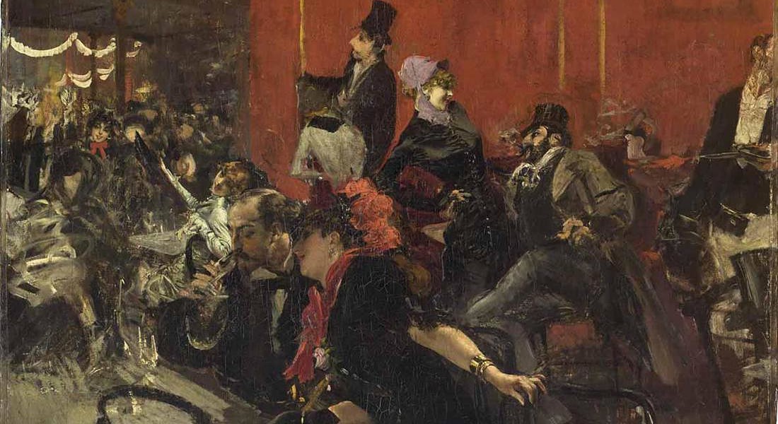 Un dipinto di Giovanni Boldini ambientato al Moulin Rouge © ANSA