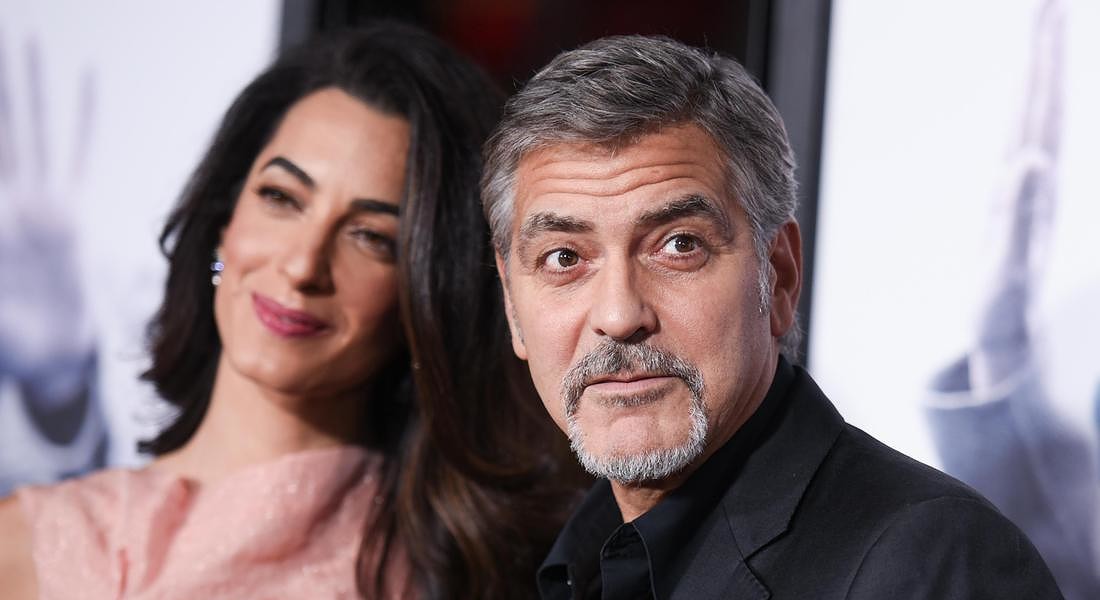 Amal Clooney, George Clooney © AP