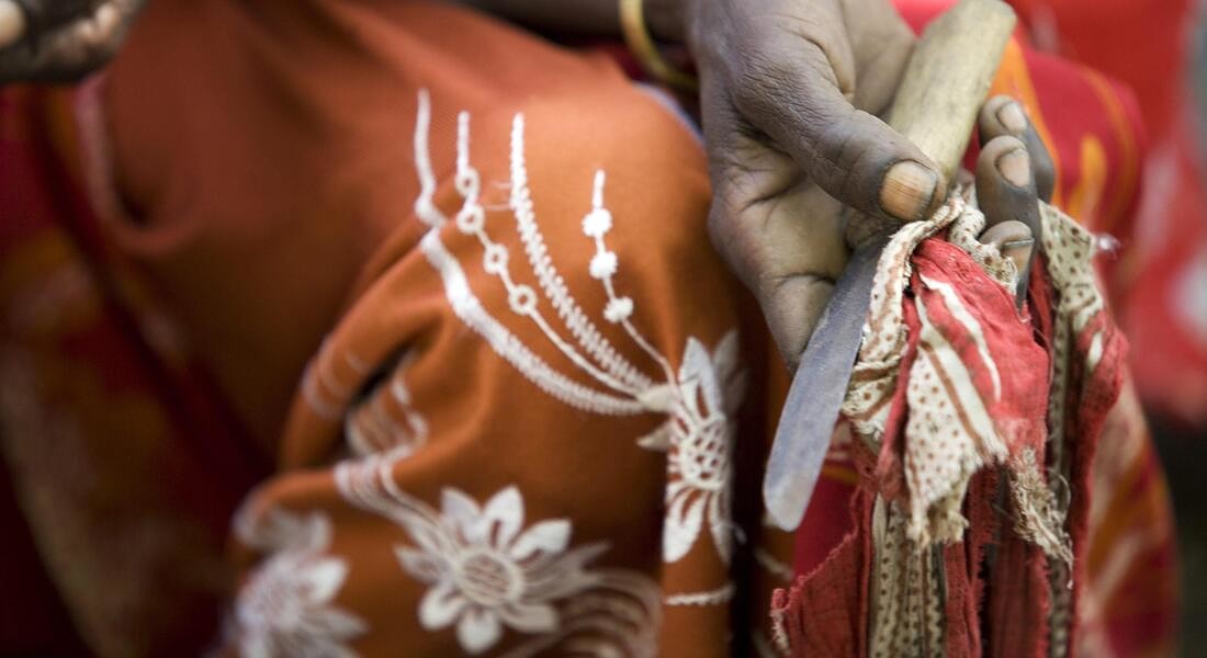 Uno strumento usato per una mutilazione genitale (Fonte Unicef) © ANSA 
