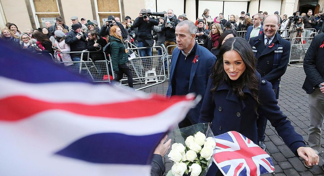 Britain's Prince Harry and US actress Meghan Markle public engagement © EPA