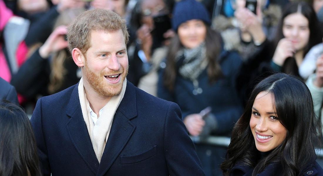 Prince Harry and Meghan Markle first official royal engagement © EPA
