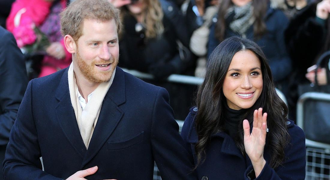 Prince Harry and Meghan Markle first official royal engagement © EPA