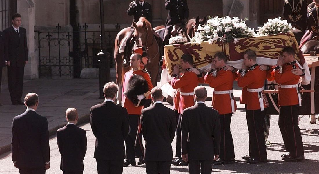 Il funerale di Diana, il 6 settembre di 20 anni fa © AP