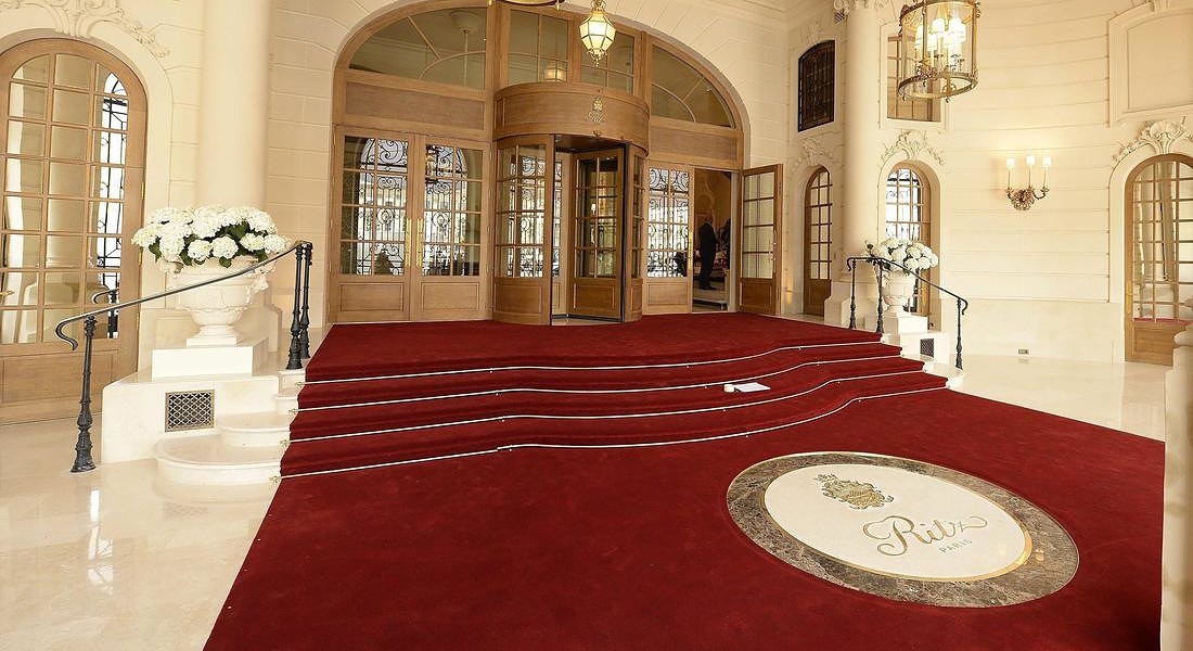 An interior view of the entrance of the Place Vendome Ritz hotel in Paris, © EPA