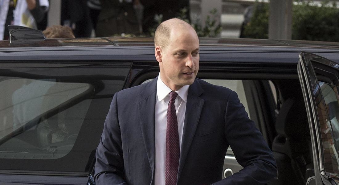 Prince William, Duke of Cambridge, con i capelli rasati © EPA