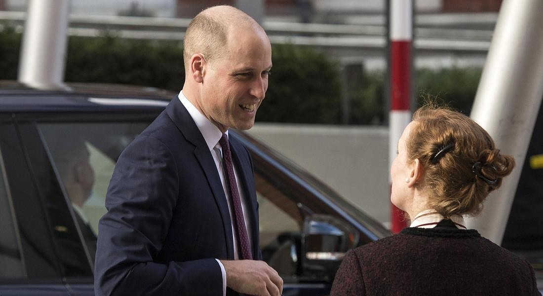 Prince William, Duke of Cambridge, con i capelli rasati © EPA