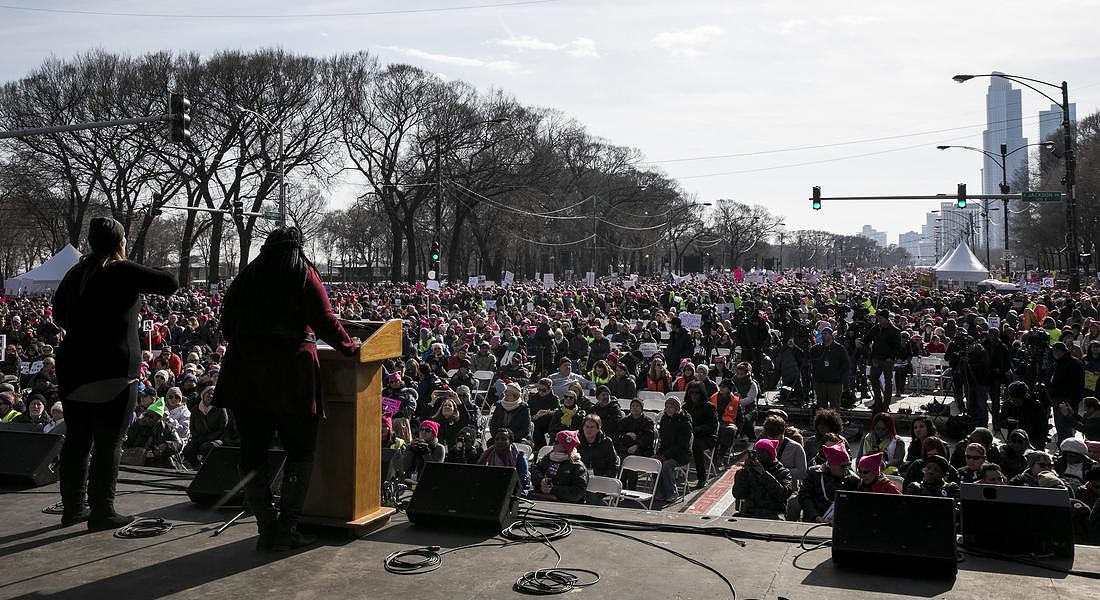 Women's March Chicago © AP