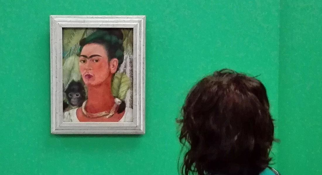 L'autoritratto con scimmia - Frida Kahlo - alle pareti del Mudec di Milano © ANSA