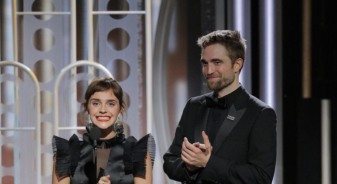 75th Annual Golden Globe Awards -  Emma Watson e Robert Pattinson © AP