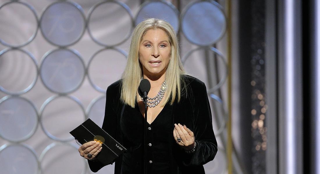 Barbra Streisand ai Golden Globe 2018 © AP