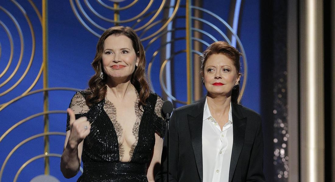 75th Annual Golden Globe Awards -  Geena Davis e Susan Sarandon © AP
