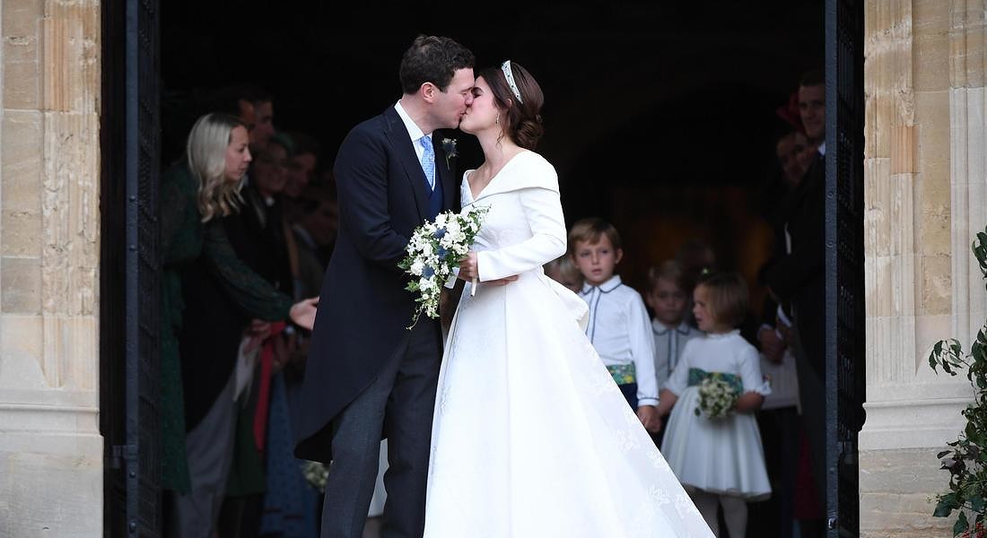 A Windsor si sono sposati la principessa Eugenie e  Jack Brooksbank © EPA