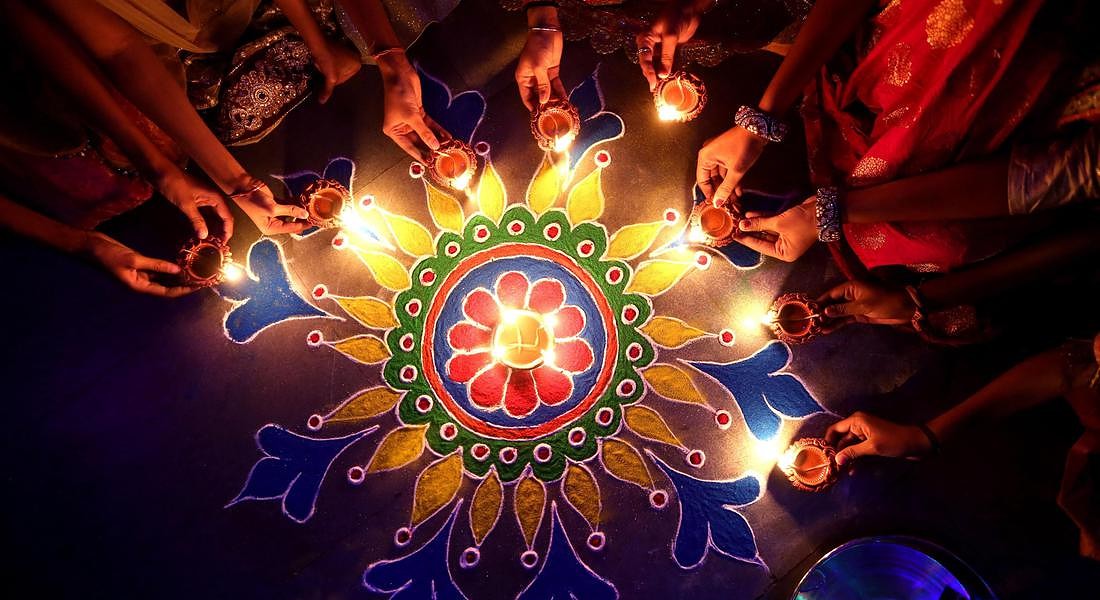 Diwali festival in Bhopal © EPA