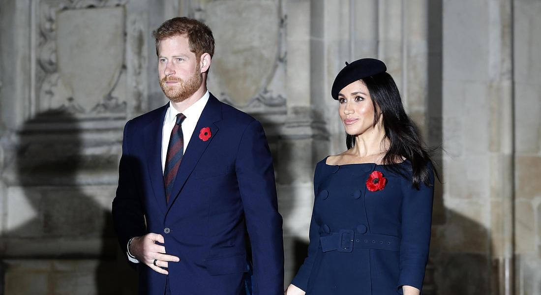 Meghan Markle con il marito, il principe Harry © AP