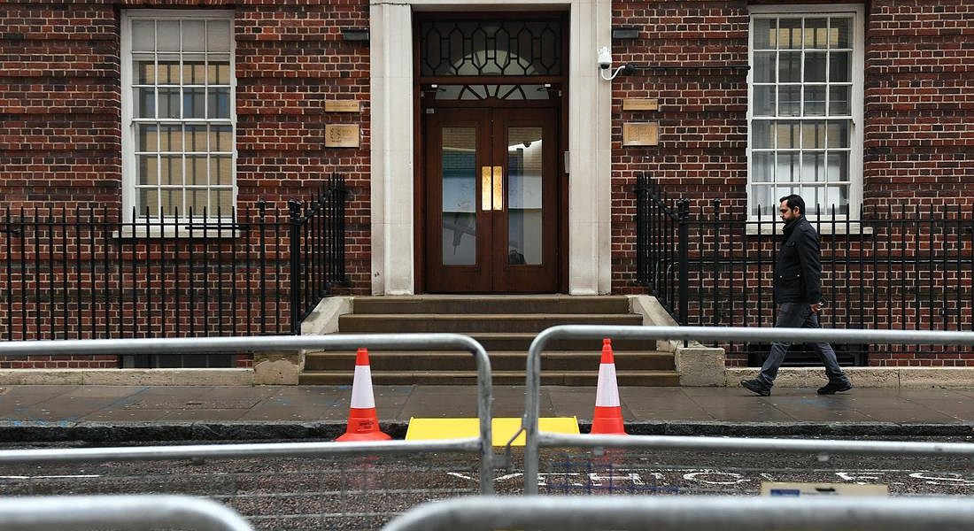 Clarence House ha annunciato che la Duchessa di Cambridge darà alla luce il suo terzo figlio nel l'esclusivo reparto Lindo Wing del St Marys Hospital in London. © EPA