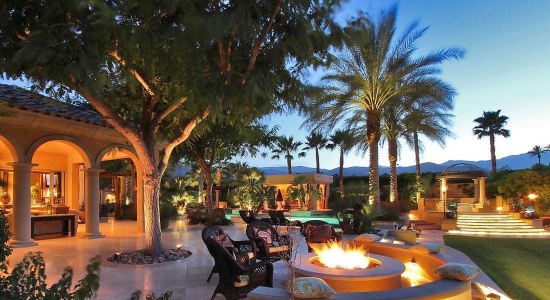 Perfetto stile Coachella per la villa di Lady Gaga a Palm Spring, Stati Uniti (foto HomeAway) © Ansa