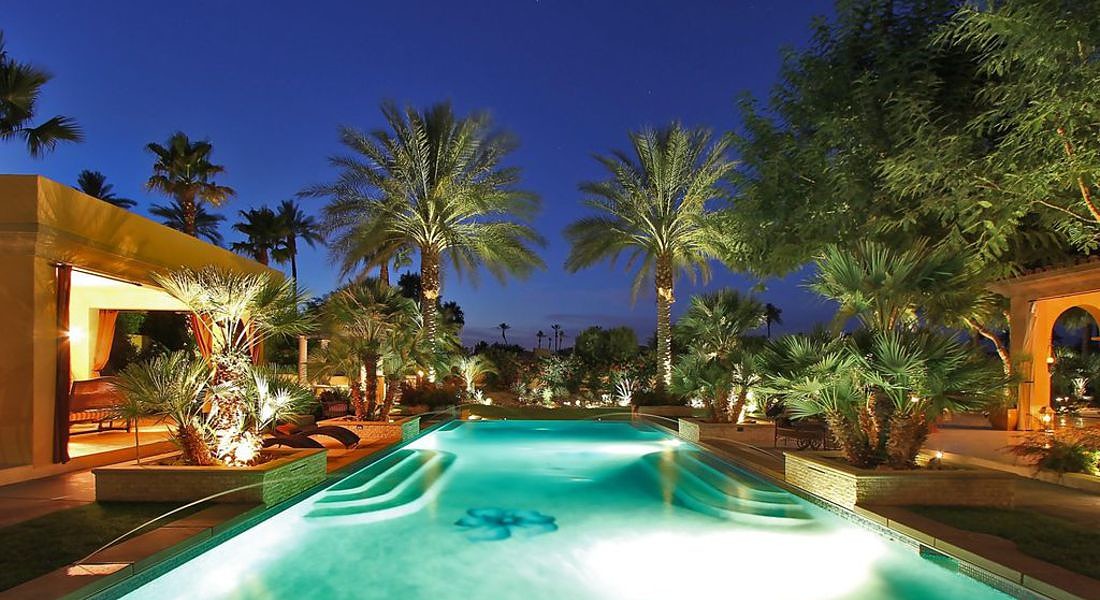 Perfetto stile Coachella per la villa di Lady Gaga a Palm Spring, Stati Uniti (foto HomeAway) © Ansa
