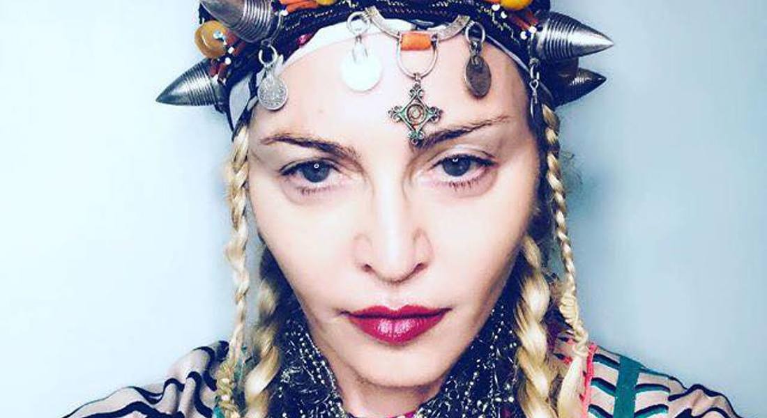 Madonna, foto dal suo profilo social. 60 anni il 16 luglio 2018 © Ansa