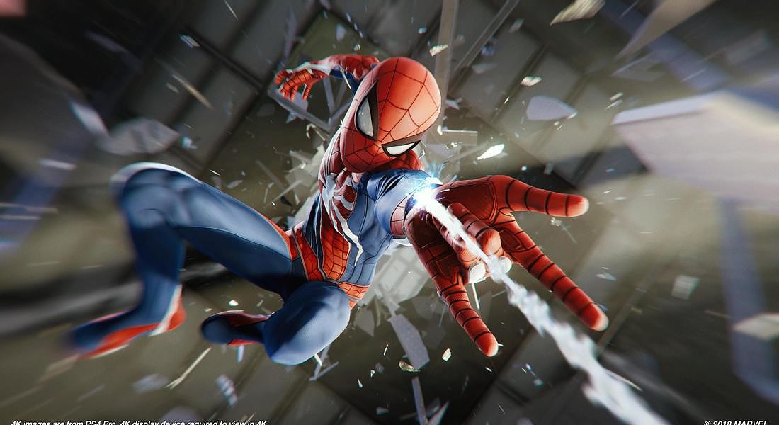 Spider Man PS4 Preview Swing © ANSA