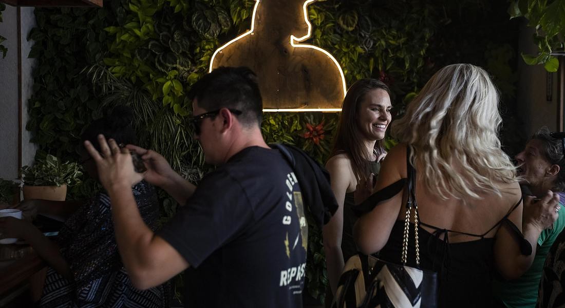 First Cannabis Cafe in the US opens in Los Angeles © EPA