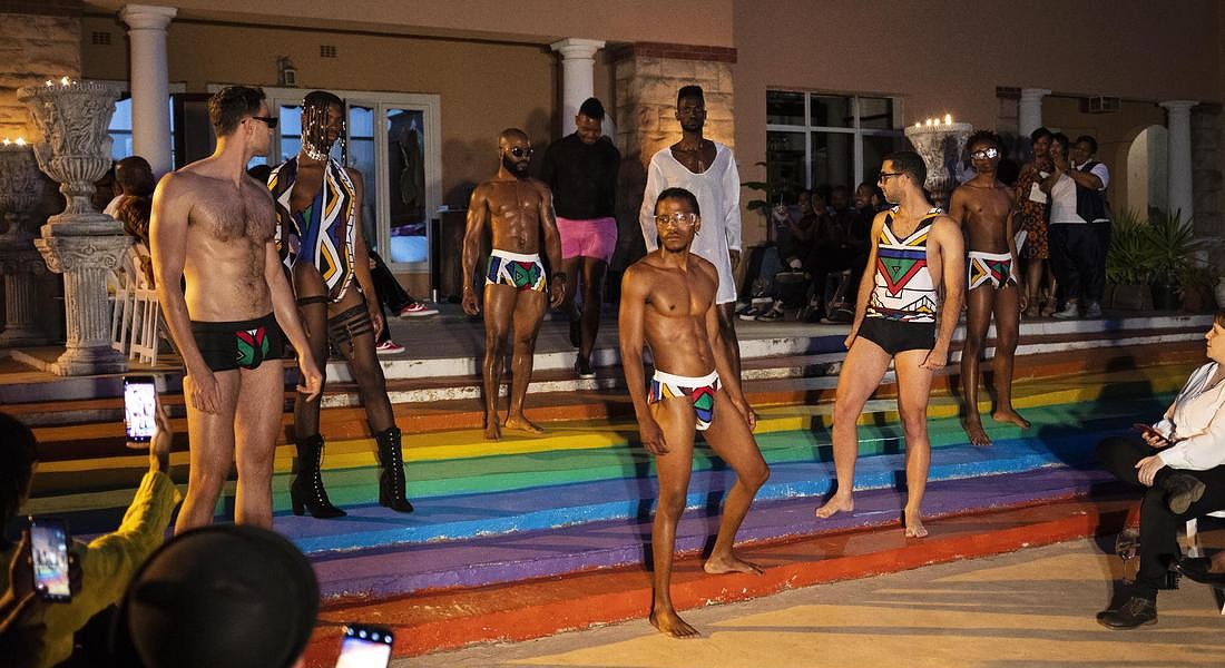 Gay Pride fashion show in Johannesburg © EPA