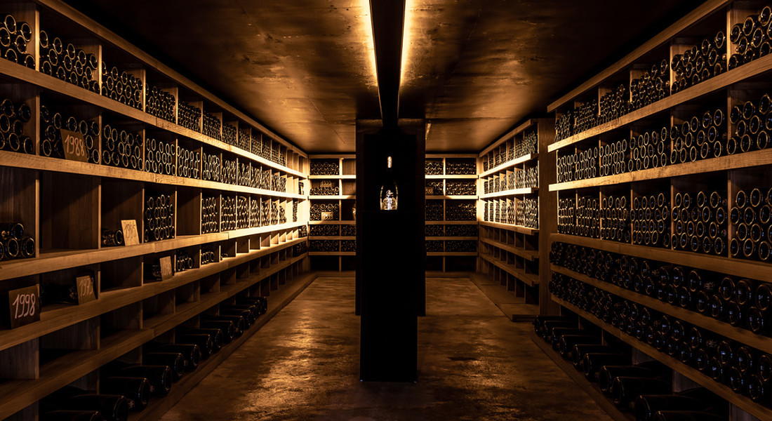 Rare Champagne cellar © Ansa