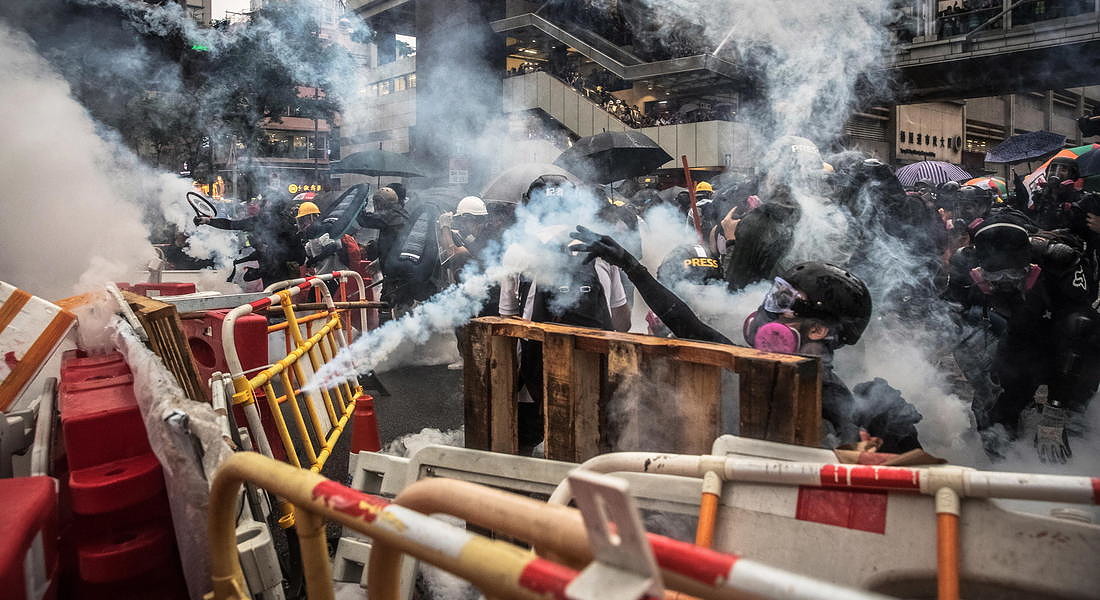 Le proteste anti governative ad Hong Kong - 2019 © EPA