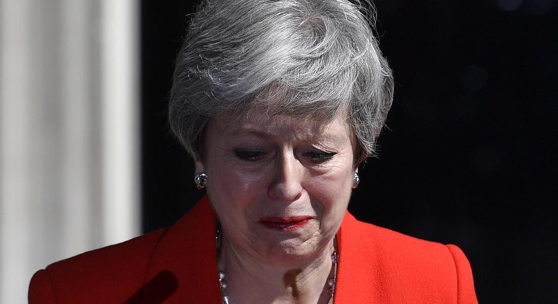 Le dimissioni del primo ministro inglese Theresa May - 2019 © EPA