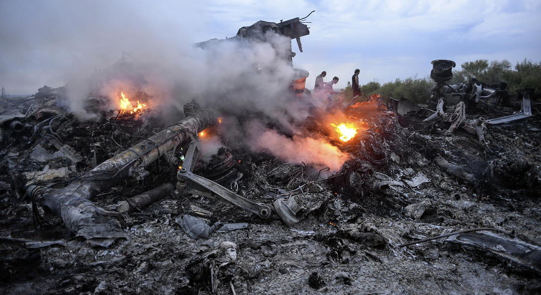 Malaysia Airlines plane crashes in eastern Ukraine - 2014 © EPA