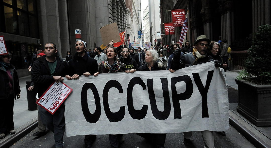 Occupy Wall Street holds day of action in New York - 2011 © EPA