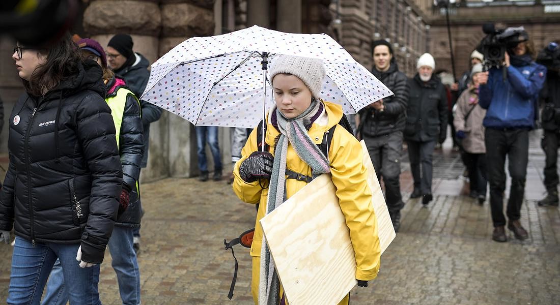 Sweden Climate Student Protests © AP