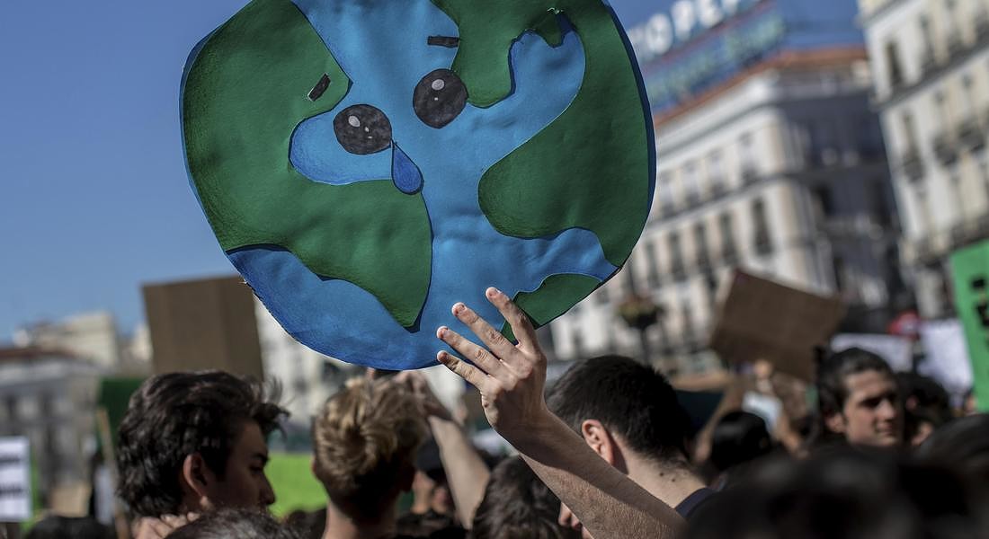 Spain Climate Student Protests © AP